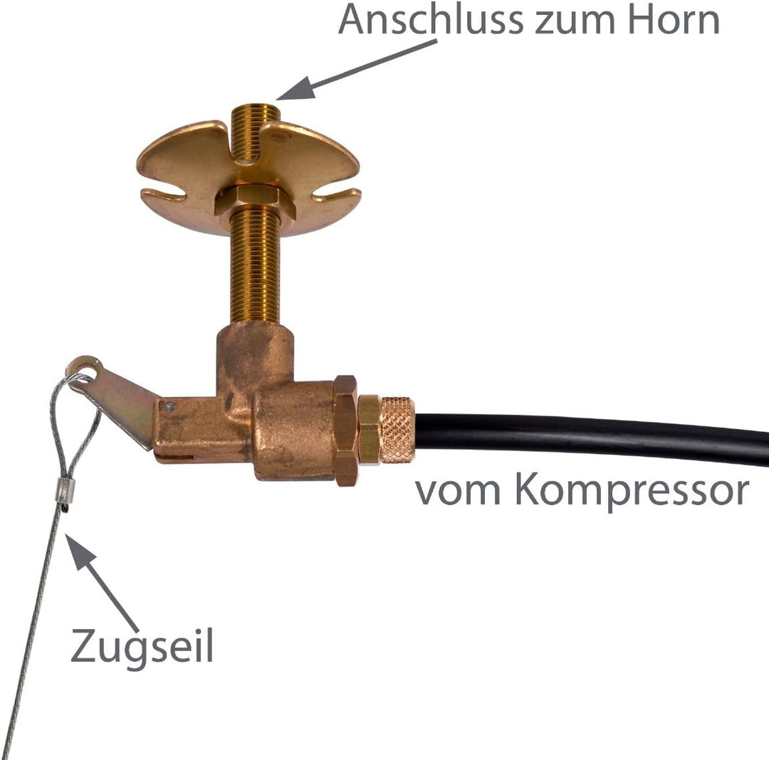 Anschlusssatz/Schlauchpackung für Drucklufthörner + Zugventil~