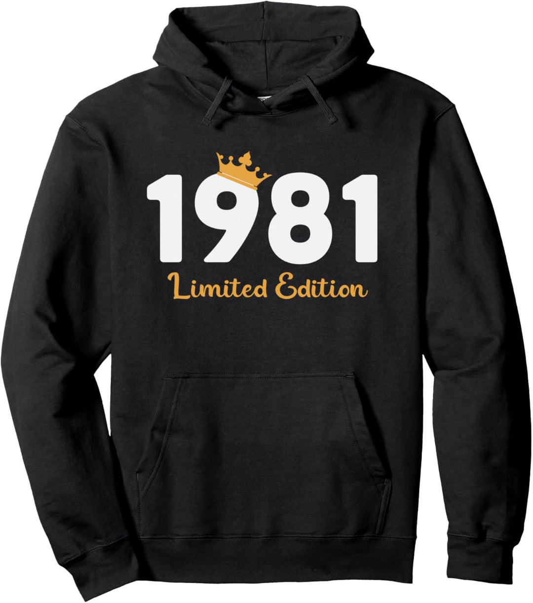 43. Geburtstag Mann Frau 43 Jahre 1981 Deko Lustig Geschenk Pullover Hoodie