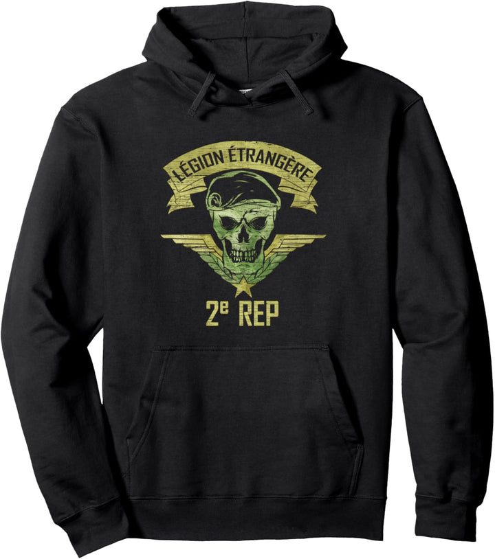 Legion Etrangere Totenkopf Soldat Fallschirmjäger Geschenk Pullover Hoodie