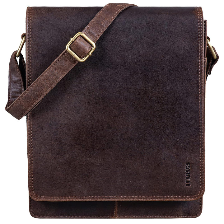LEABAGS Unisex London Umhängetasche (1er Pack) Einheitsgrösse Nut, Einheitsgrösse Nut