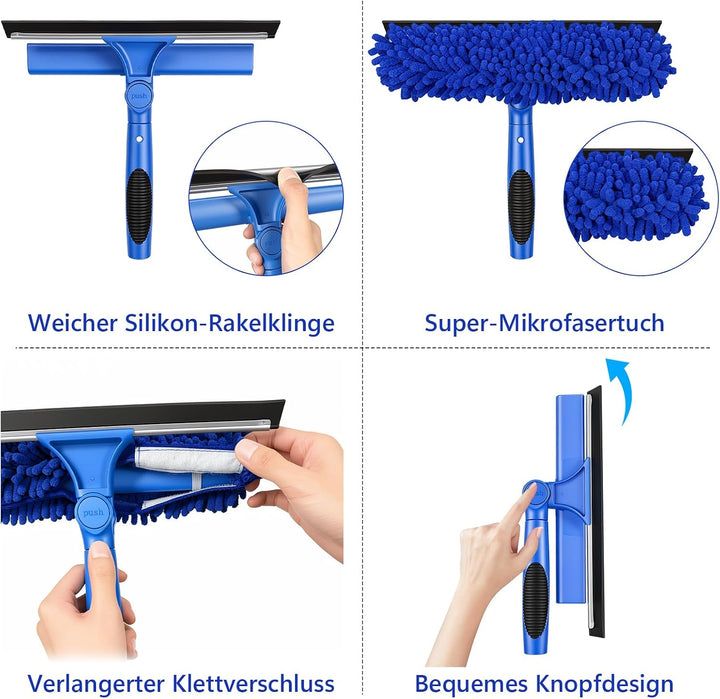 window cleaning Grau (Grün)