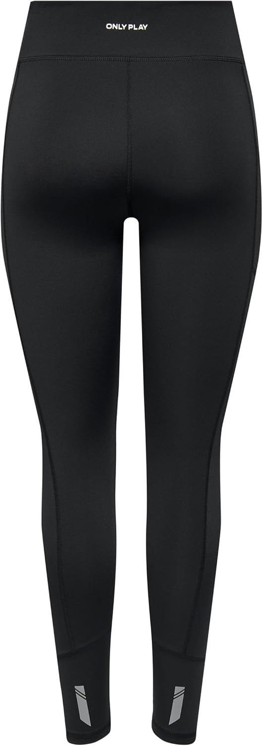 Only Play Female Sportleggings Enger Schnitt Hohe Taille Leggings XL Schwarz, XL Schwarz