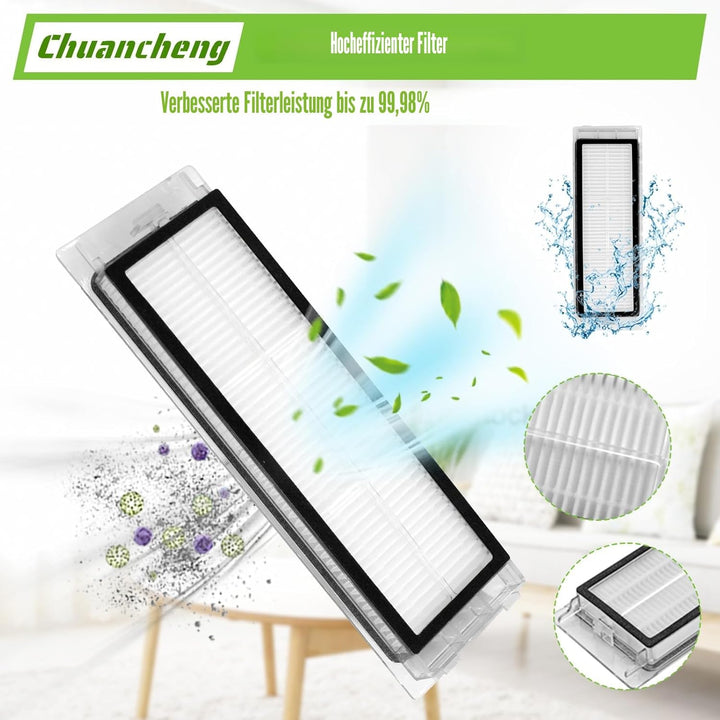 20 Stück Zubehör Ersatzteile für Xiaomi Roborock S5 max S6 Pure S6 maxV Staubsauger-Teile Ersatzteil