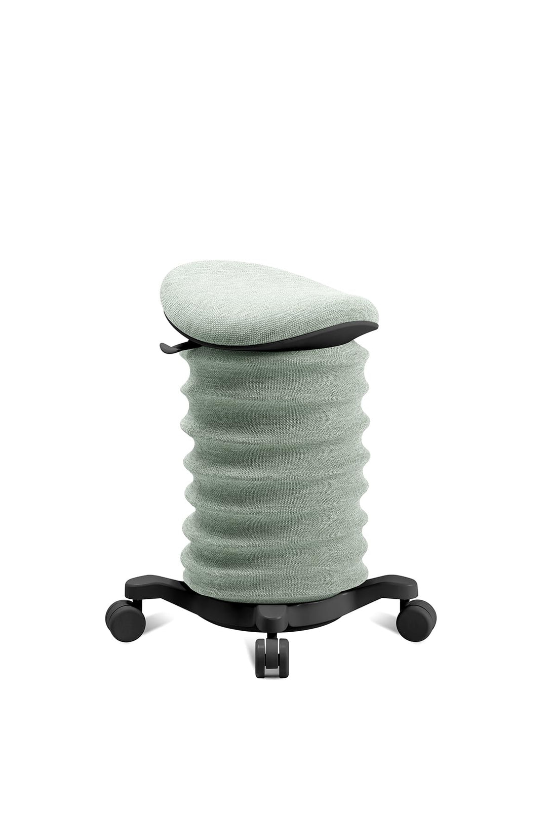 TOPSTAR Sitness 4D mit Rollen AGR-Zertifiziert Dynamischer Sitzhocker schwarz - grün, ergonomischer
