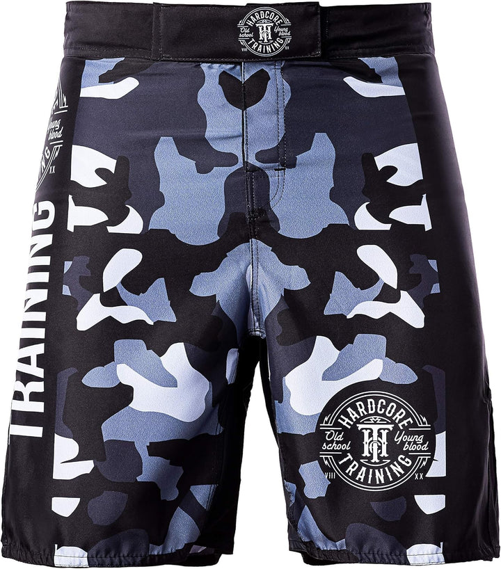 Hardcore Training Herren Shorts Shorts 5XL Grau, 5XL Grau