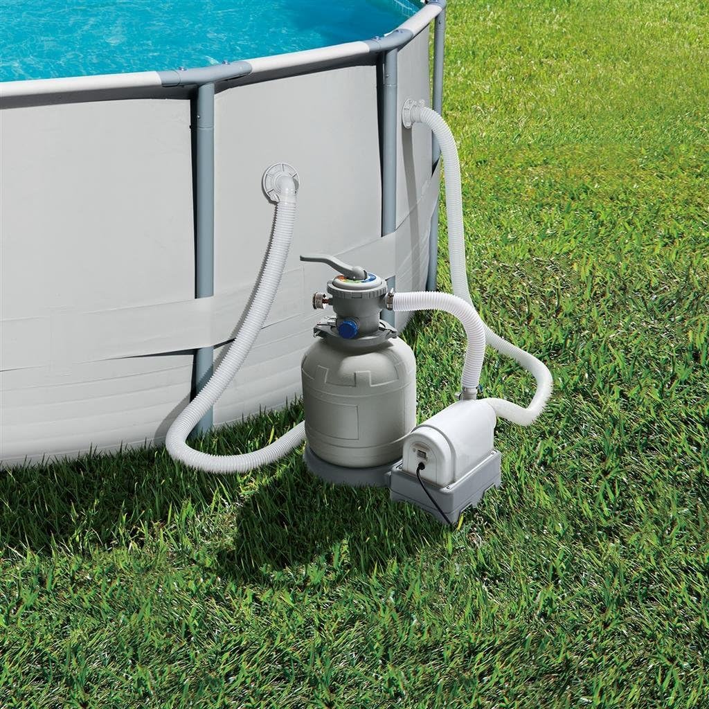 Summer Waves Pool Sandfilterpumpe 4164 Liter pro Stunde für sauberes Wasser