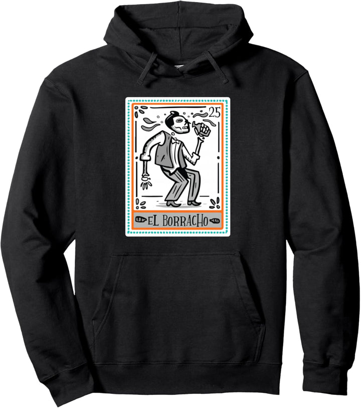 Mexican Card Game Player Gift Pullover Hoodie