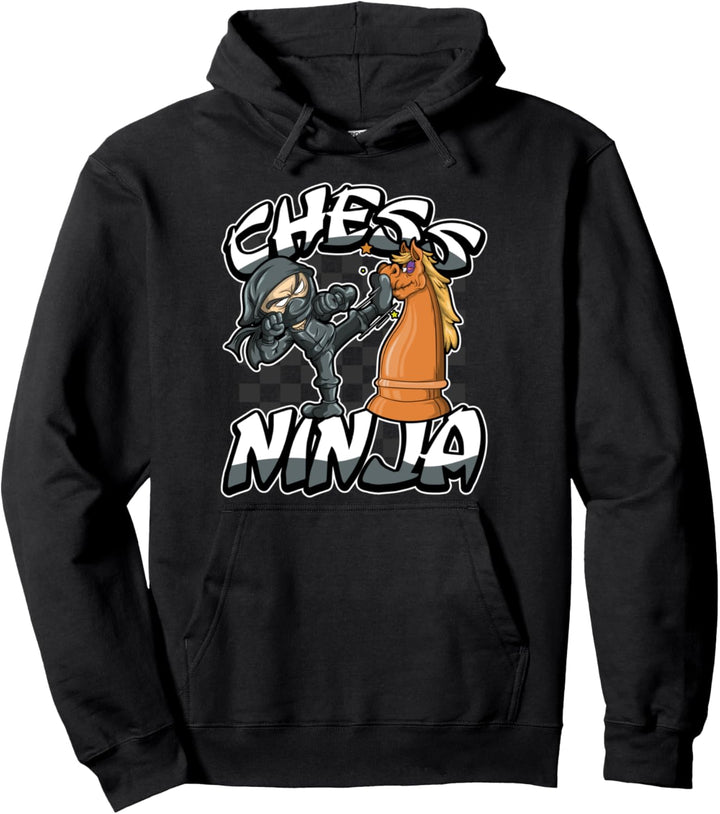 Chess Ninja Checkmates You - Strategisches Schach Pullover Hoodie