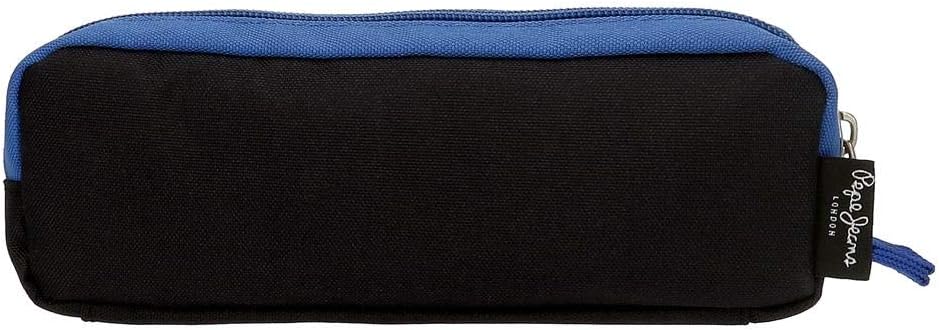 Pepe Jeans Dany Federmäppchen Blau 22x7x3 cms Recycelter Polyester Fall Blau, Fall Blau