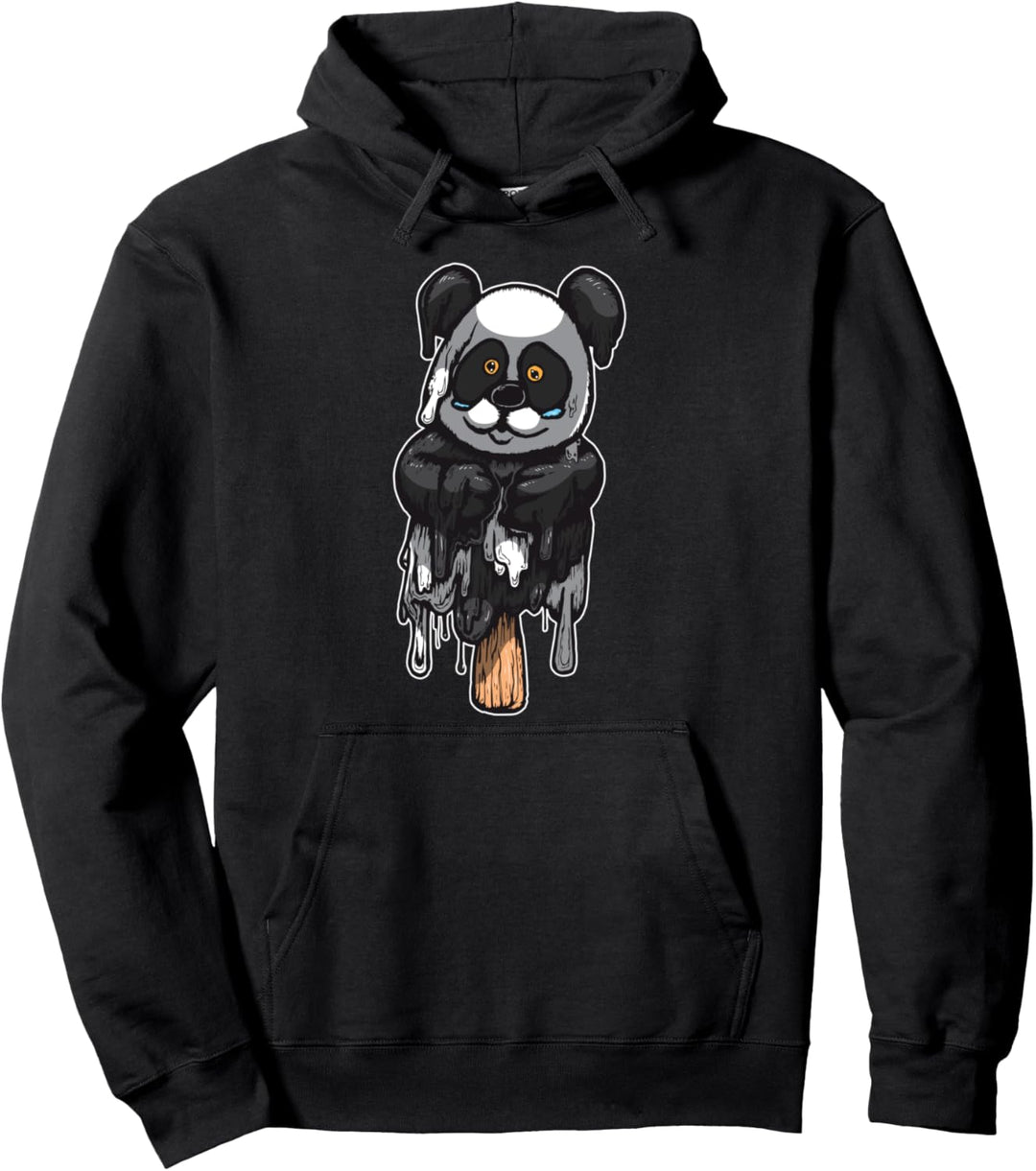 Schmelzender Panda Bär Eis - Eiscremeförmige Tiere Pullover Hoodie