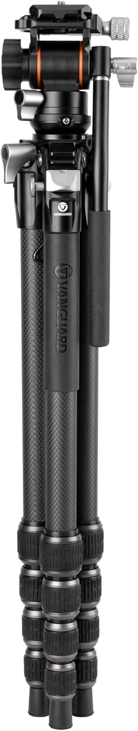 Vanguard Alta Pro 3VLT 235CV10 Kompaktes Videostativ aus Carbon, Kugelkopf Veo PV-10 Kugelkopf Veo P