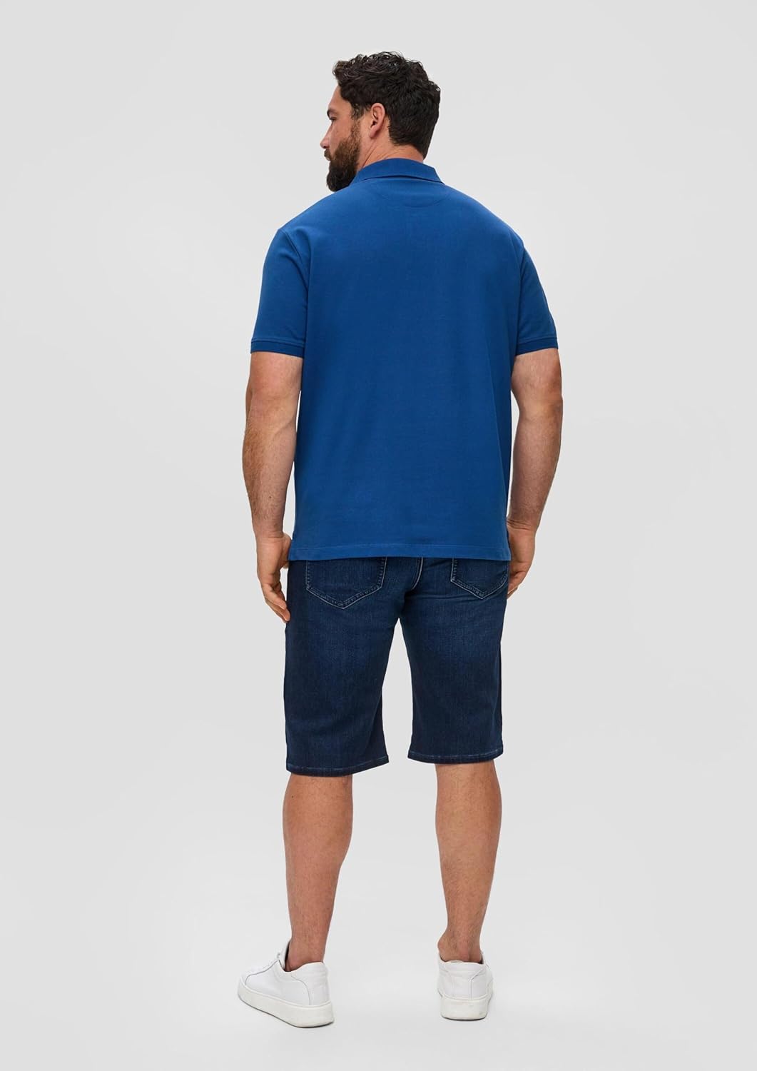 s.Oliver Poloshirt aus Reiner Baumwolle XL Blau, XL Blau