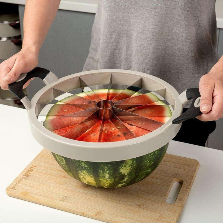NAVA Melonenschneider Melonenteiler MISTY für Wassermelone Ananasfrüchte mit rutschfesten Griffen