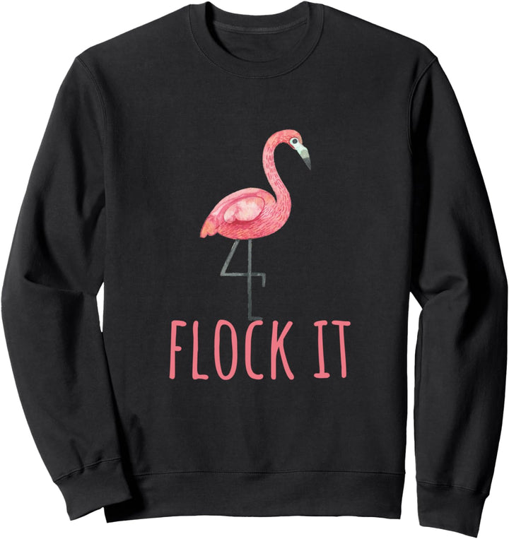 Flamingo Geschenk Herde es Sweatshirt