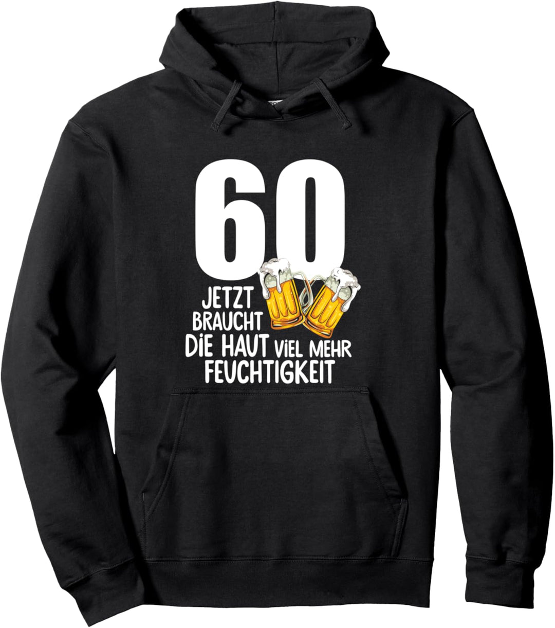 60. Geburtstag Männer Geschenk Bier Humor Pullover Hoodie