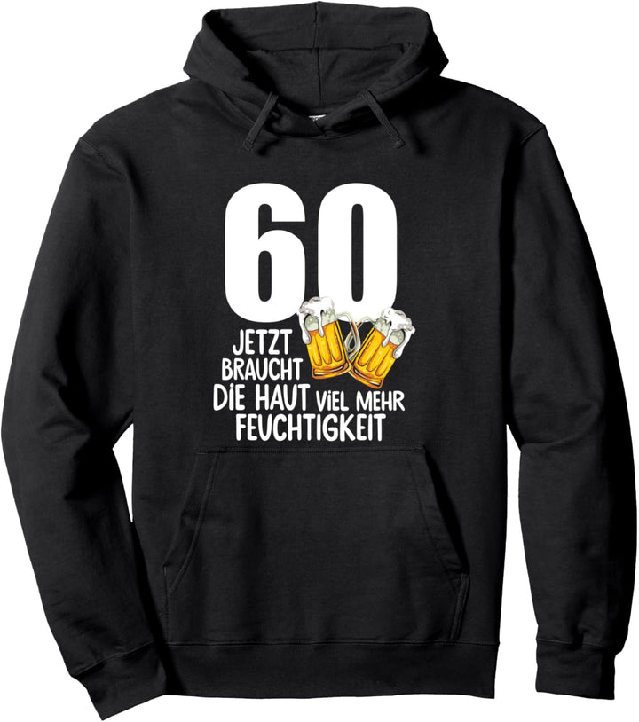 60. Geburtstag Männer Geschenk Bier Humor Pullover Hoodie