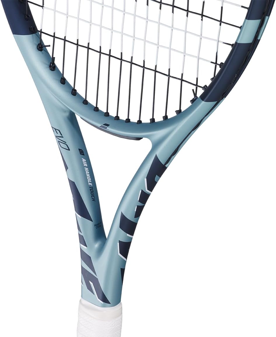 Babolat, Tennisschläger Modell Evo Drive, Griffgrösse 1, Farbe Blau, Rahmen aus Graphit, Besaitungsp