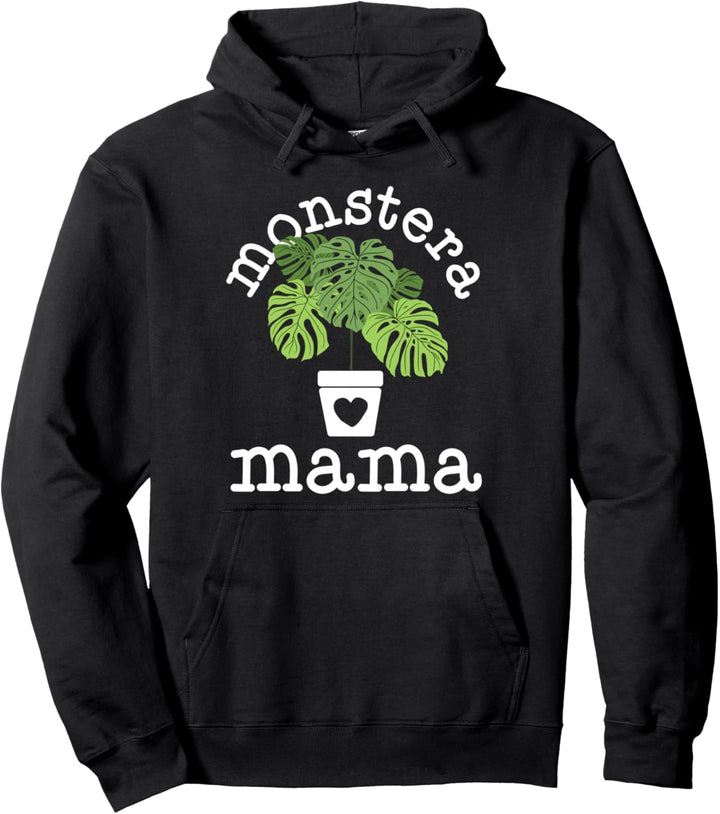 Monstera Plant Mama Shirt Plant Lovers Gift Ideas for Women Pullover Hoodie