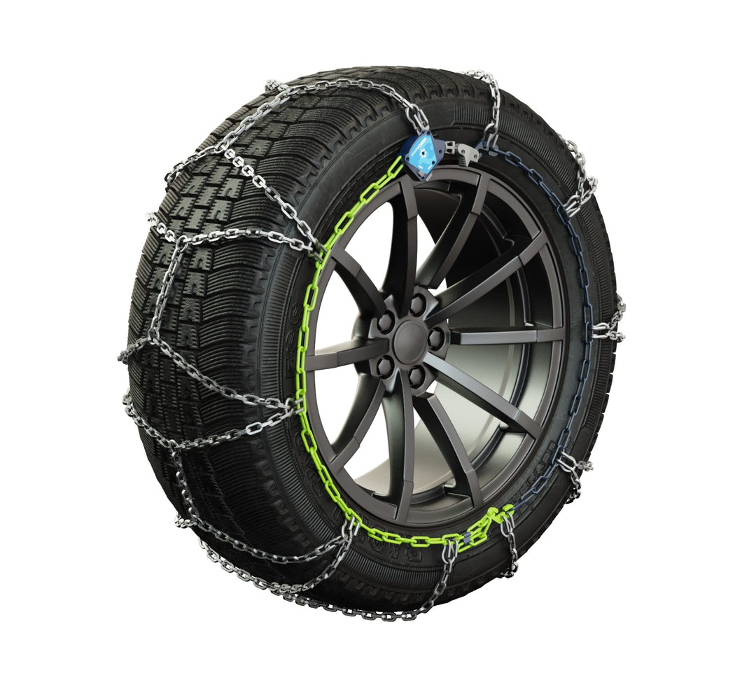 Veriga SG9-090 STOP&GO CAR 9mm Schneeketten Satz (1 Paar= 2 Stück) automatische Spannung für PKW 430