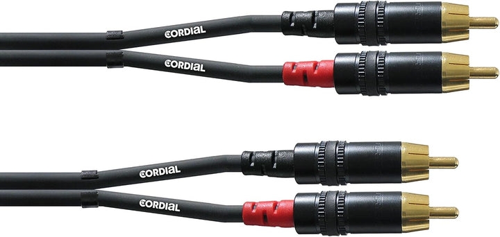 Cordial CFU 3 CC Cinchkabel 3 m Mehrfarbig 3 M Single, Mehrfarbig 3 M Single