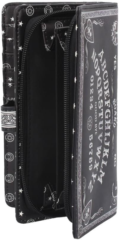 Nemesis Now B4106M8 Spirit Board Geprägte Geldbörse, 19 cm, Schwarz, PU 18.5cm Schwarz, 18.5cm Schwa