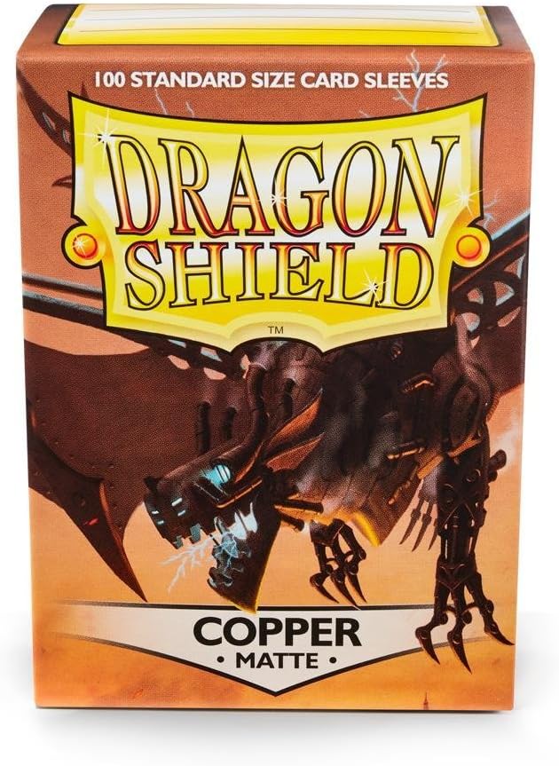 5 Packs Dragon Shield Matte Copper Standard Size 100 ct Card Sleeves Value Bundle! Kupfer, Kupfer