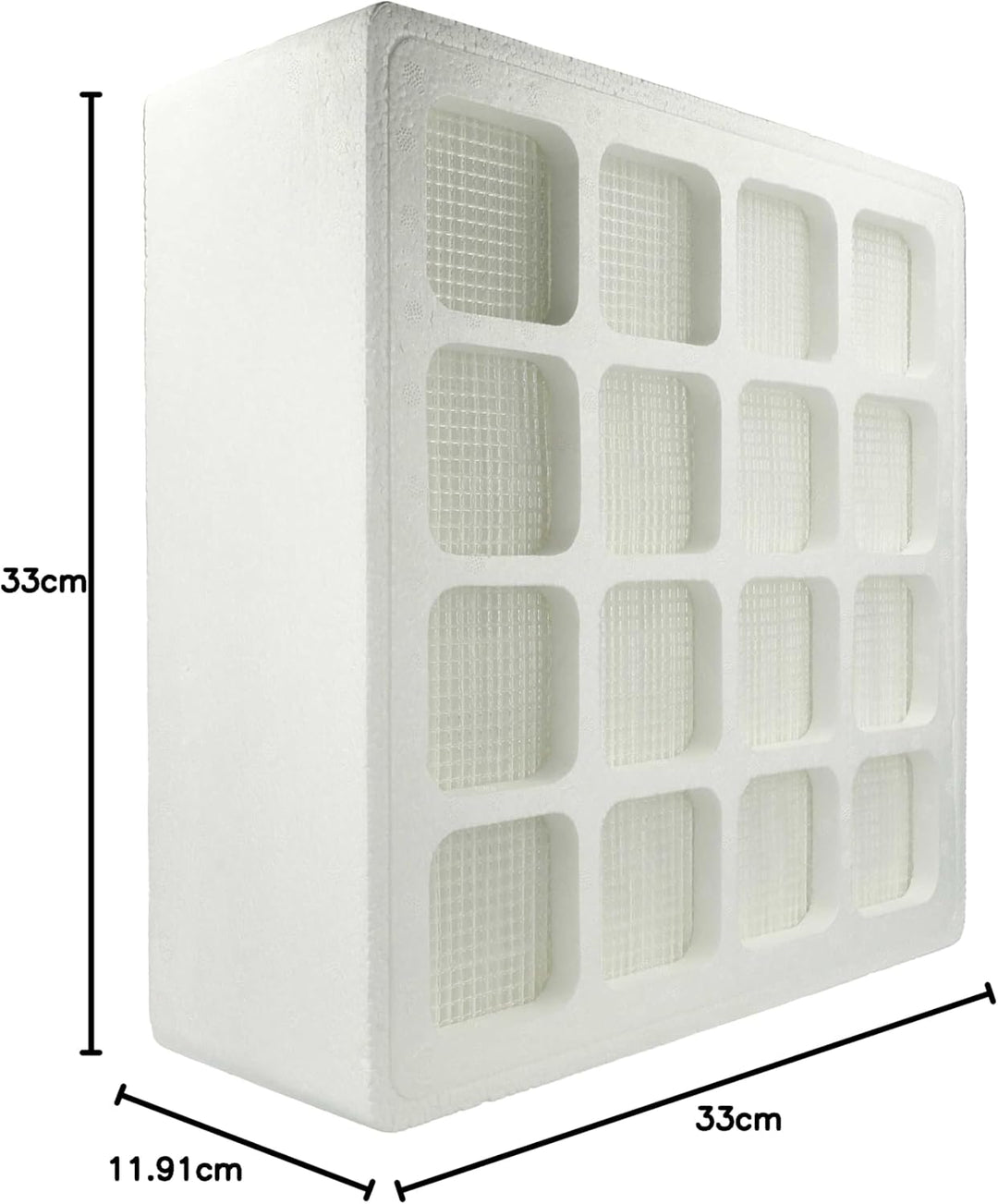 vhbw HEPA 13 Filter kompatibel mit IQAir HealthPro 250 NE, 100 NE, 250, 150, 100, 150 NE Luftreinige