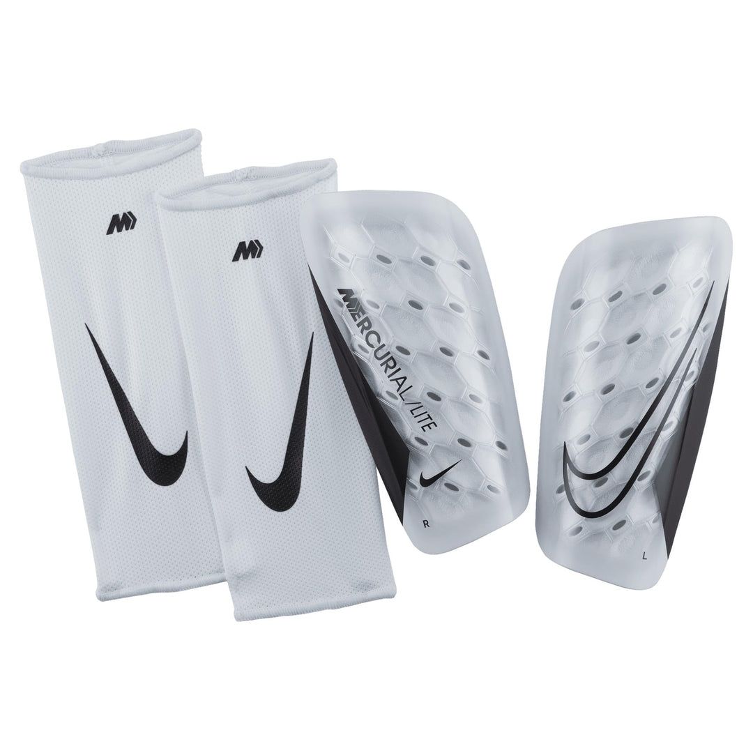 Nike Mercurial Lite Shinguard XS White/White/Black, XS White/White/Black