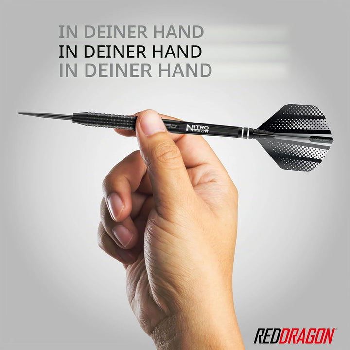 RED DRAGON Razor Edge Series Dartpfeile Tungsten Profi Steel Darts mit Flights und Schäfte 26 g 1, 2