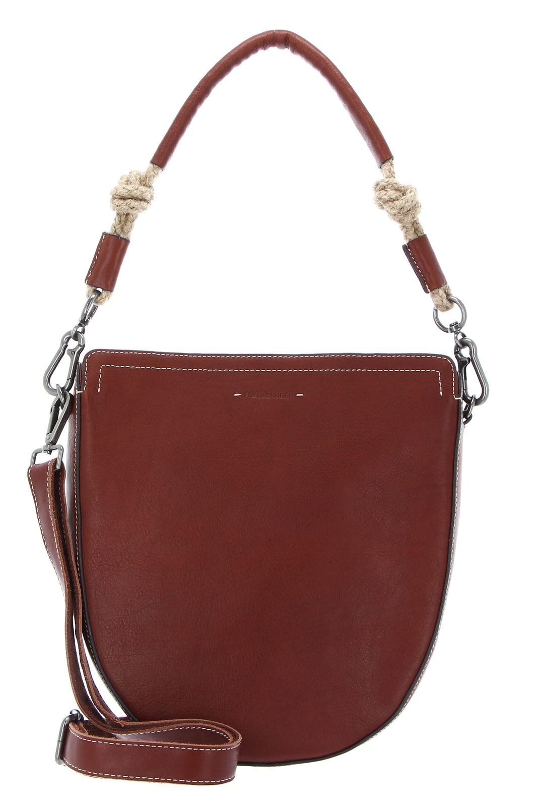 FREDsBRUDER Veg Tan Collection Sailor Shoulder Bag Dark Cognac