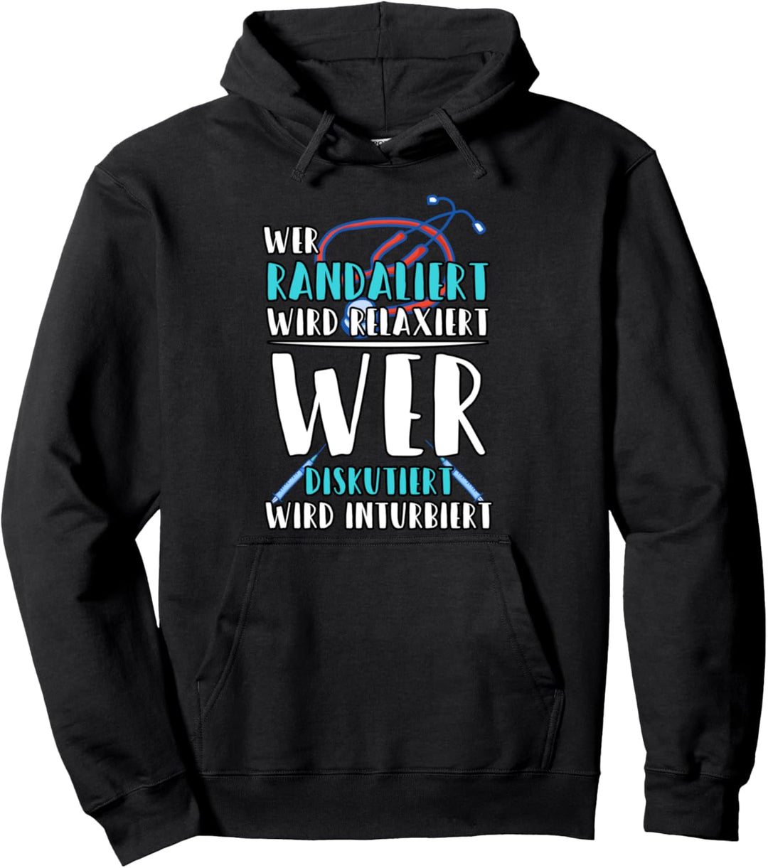 Krankenschwester Geschenk Krankenhaus Spruch Hospital Pflege Pullover Hoodie