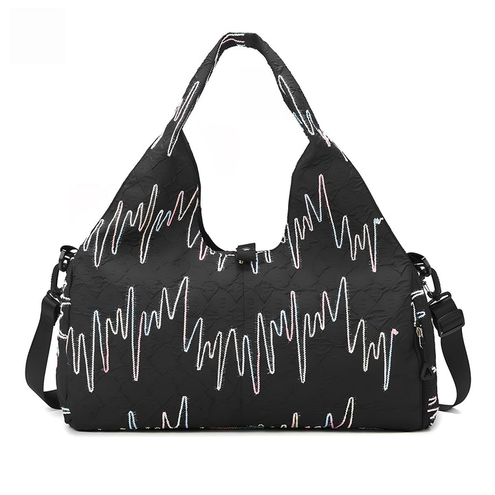Sporttasche Damen Yogatasche Gross, Sporttasche Reisetasche mit Schuhfach &amp; Nassfach, Wasserdicht Tr