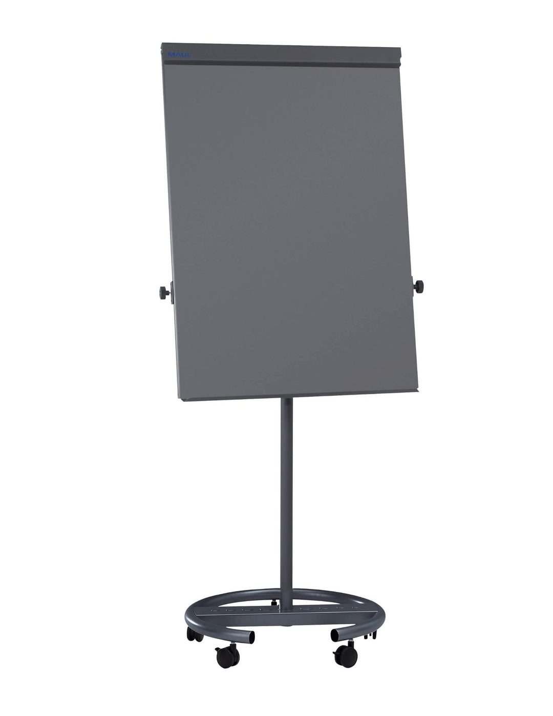 MAUL Flipchart MAULoffice 70x100cm | Mobiles Whiteboard mit 5 Fussrollen und Rundfuss | Magnetische