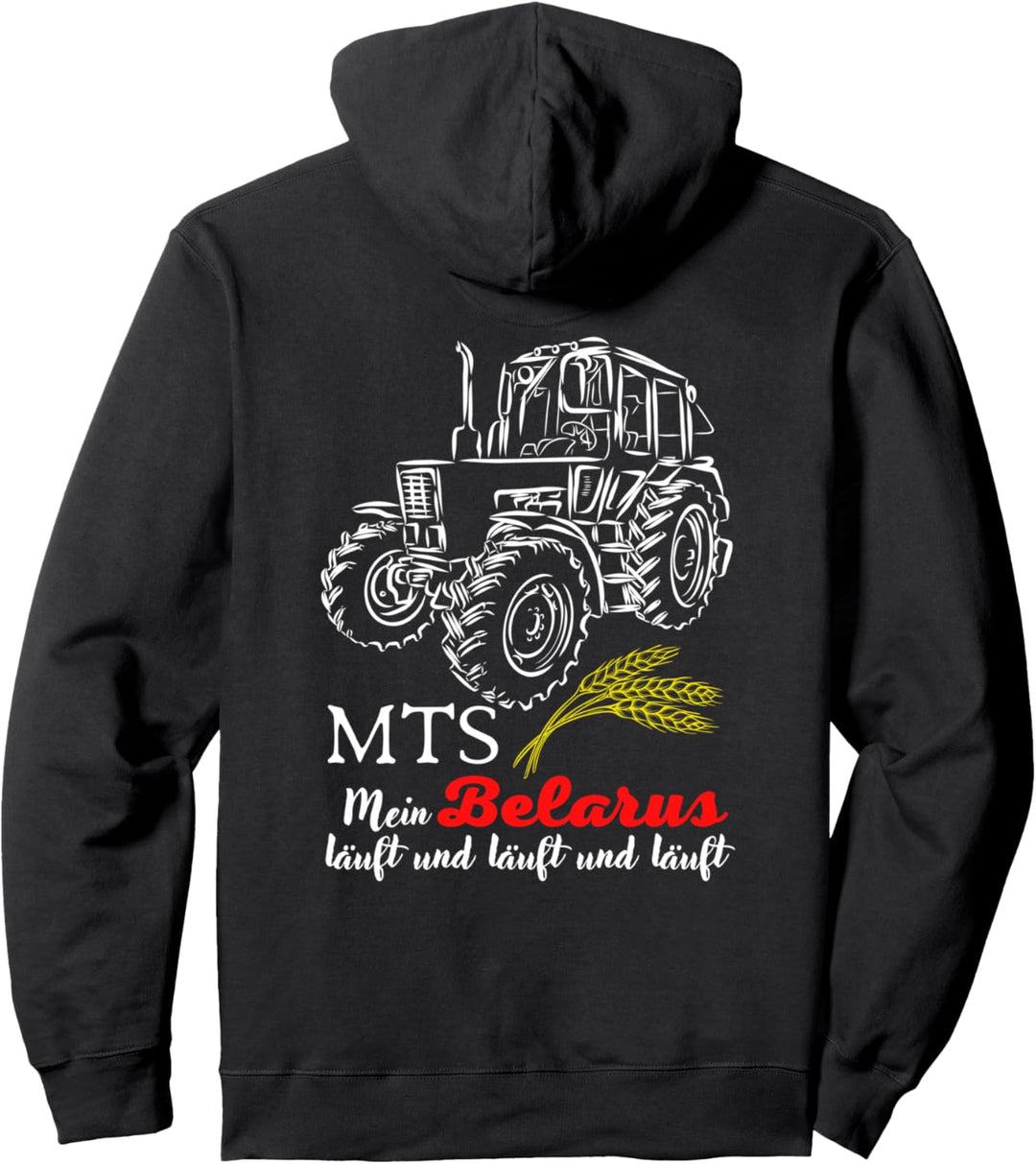 Traktor Belarus MTS / Mein Belarus läuft & Läuft. Ostalgie Pullover Hoodie