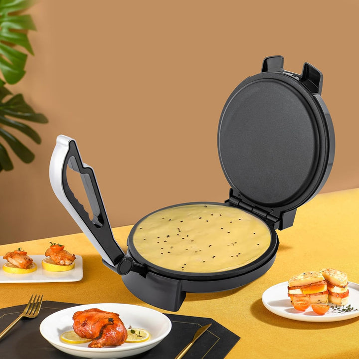 Pfannkuchen Maker, 1200w Pancake Maker für Mini-Pfannkuchen mit 22 cm Durchmesser, Antihaftbeschicht