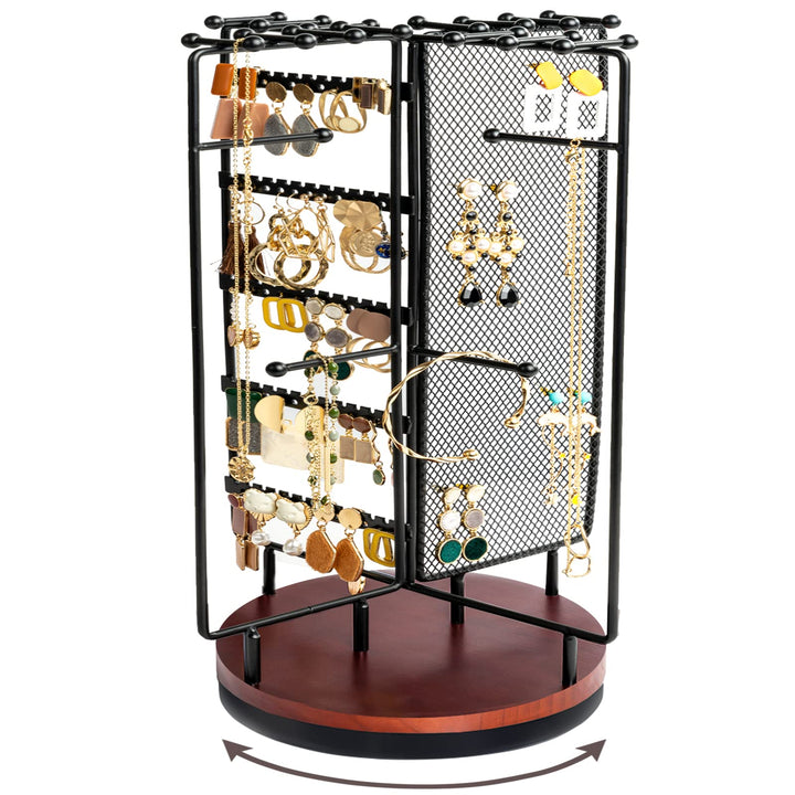 ProCase Schmuckständer Drehbarer Schmuckhalter Schmuckbaum Schmuckstander Jewelry Stand für Ohrring