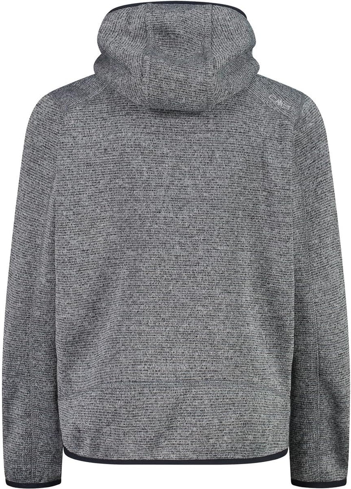 CMP Unisex Kinder Kinderjacke mit Fester Kapuze Jacke (1er Pack) 104 Eis-Titan-Schwarz, 104 Eis-Tita