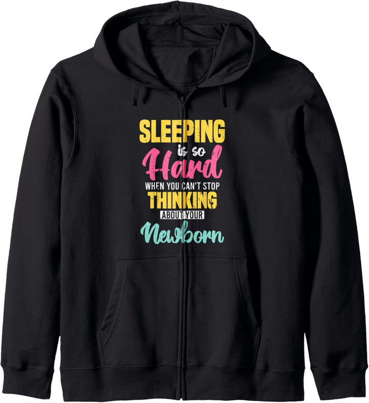 Can't Stop Thinking About Your Newborn | New Mom Anxiety Kapuzenjacke