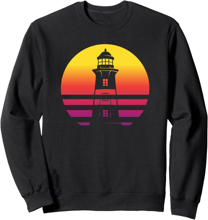 Leuchtturm Retro Style Vintage Sweatshirt