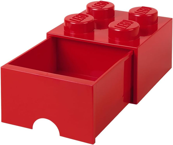 Room Copenhagen Schublade 4 Noppen, 1 Fach, stapelbare Box, 4,7 l 40051730 Rot 25 x 25,2 x cm, Rot