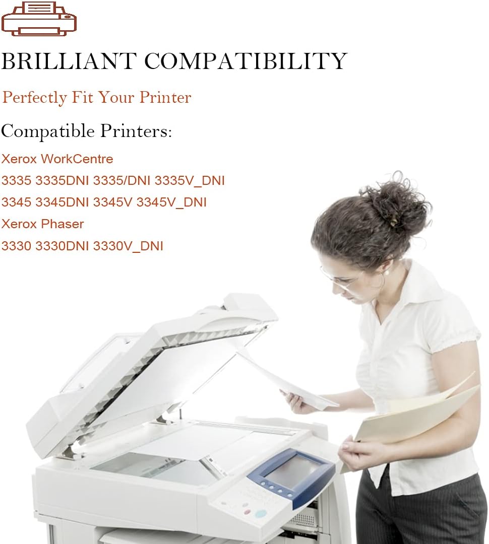 Kompatibler Tonerkartusche für Xerox WorkCentre 3335 3335dni 3345 3345dni, Phaser 3330 3330dni Druck