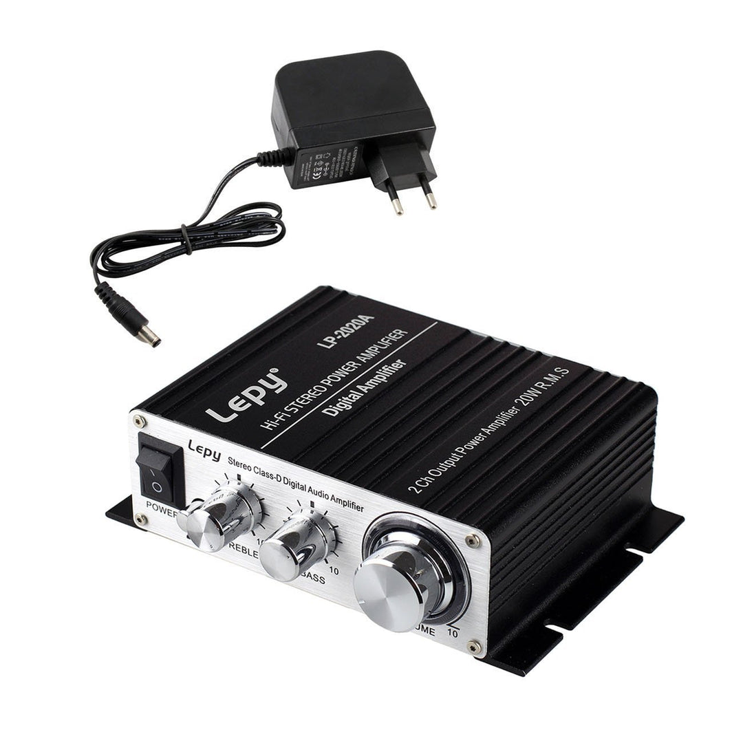 LEPY 2020A HiFi (2X 20 Watt) Stereo Design Verstärker für MP3/Handy/DAC schwarz