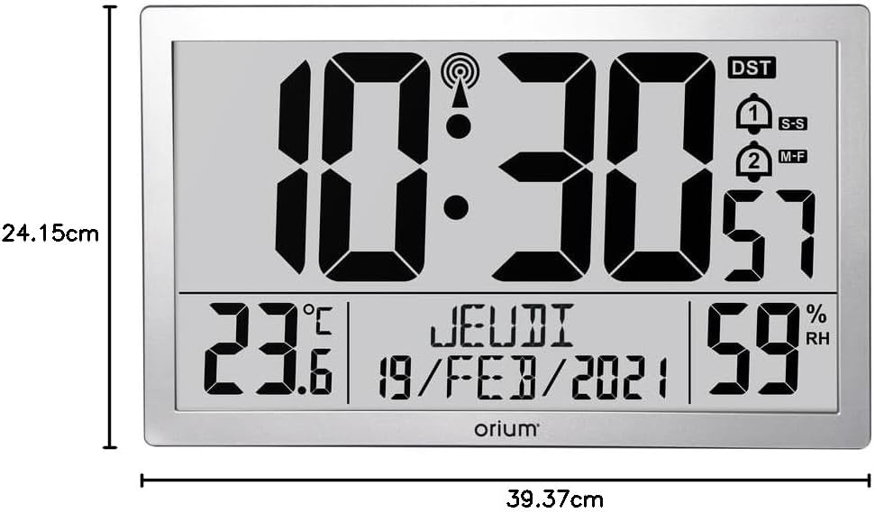 Orium Digitale Uhr, Kalender RC Giant