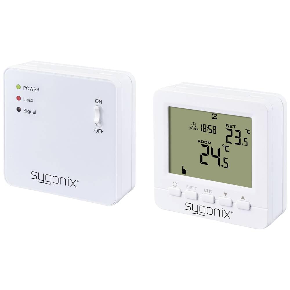 Sygonix SY-5470190 Funk-Raumthermostat Aufputz Wochenprogramm 1 St.