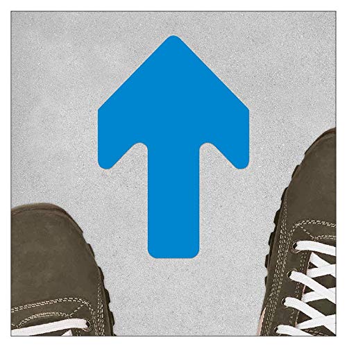 Selbstklebende Bodenmarkierung - Pfeil/Pfeile - Formstücke für Arbeitsbereiche, Lagerflächen und Tra