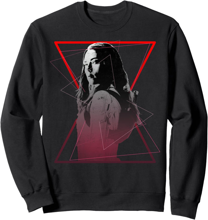 Marvel Black Widow Logo Portrait Sweatshirt