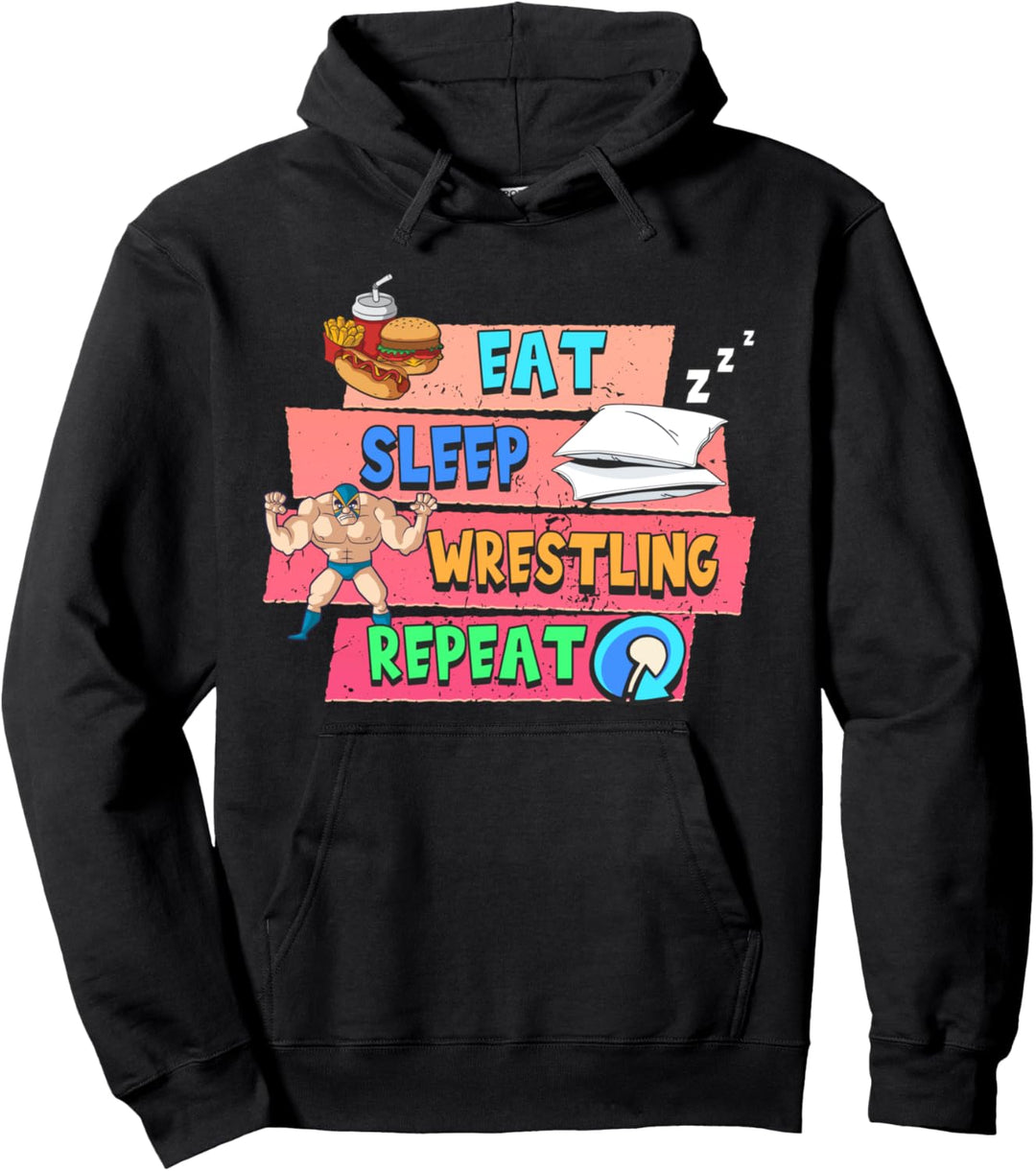 Wrestling Wrestling Wrestle Wrestle Wrestler Pullover Hoodie