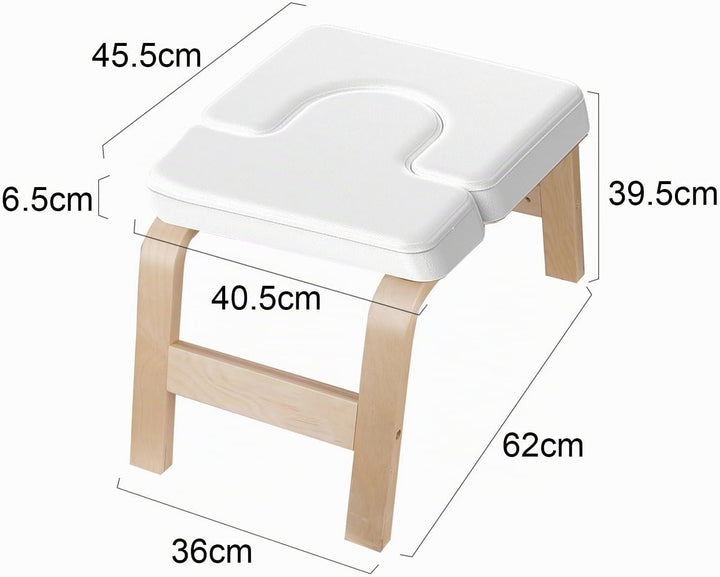 DnKelar Yoga Stuhl Inversion Yoga Stuhl Kopf Yoga Praxis Yoga Hocker Yoga Stuhl Yoga Hocker (Weiss),