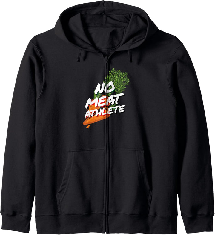Kein Fleisch Athlet Vegan Vegetarisch Kapuzenjacke