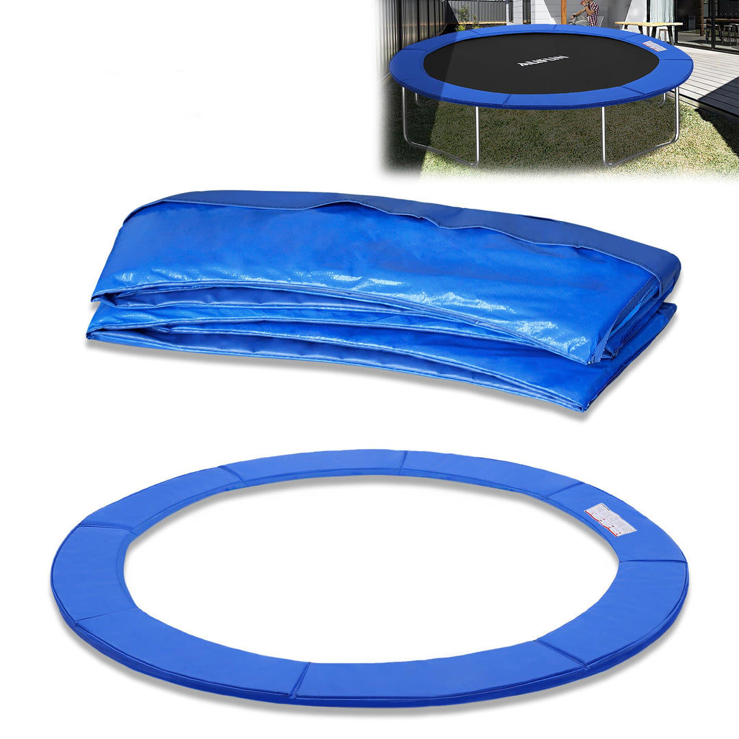 YRHome Trampolin Randabdeckung Federabdeckung Ø 244cm 305cm 366cm UV-Beständigkeit Reissfest Randsch